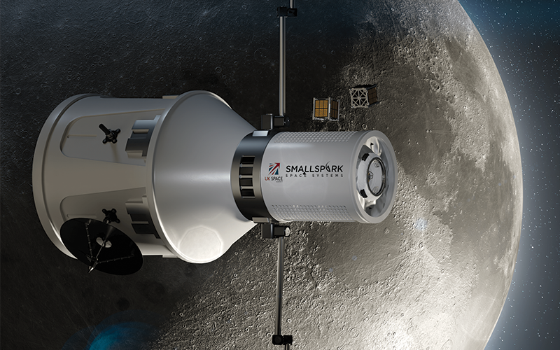 SmallSpark Space Systems is developing its S4-SLV space tug that will service cislunar orbit.