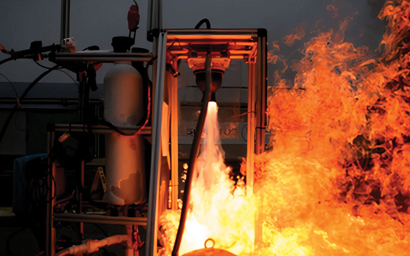 Sidereus Space Dynamics completed a hot fire test of its rocket engine.