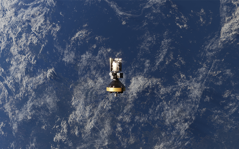 RFA ONE Redshift upper stage in orbit.