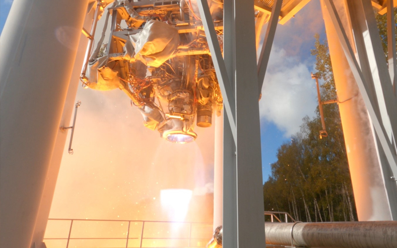 ArianeGroup has completed a 30-second hot fire test of a Prometheus rocket engine prototype at its facility in Vernon.