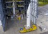 French space agency CNES is currently building the booster storage building, which will be used to house up to 12 Ariane 6 boosters.