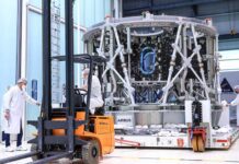 The third European Service Module has begun its journey to the US aboard the Ariane 6 transport ship Canopée.