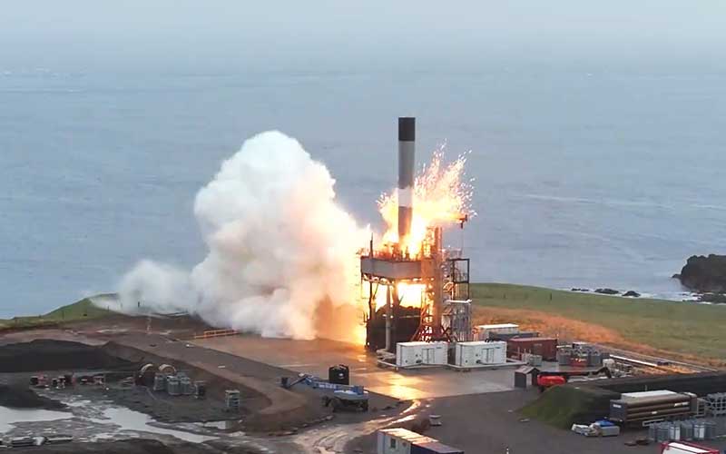 Rocket Factory Augsburg has released more than one and a half minutes of footage of its failed RFA ONE first stage static fire test.