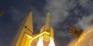 ArianeGroup has qualified the Ariane 6 upper stage for four-booster launches following acoustic testing, greenlighting the Ariane 64 variant’s debut in 2025.