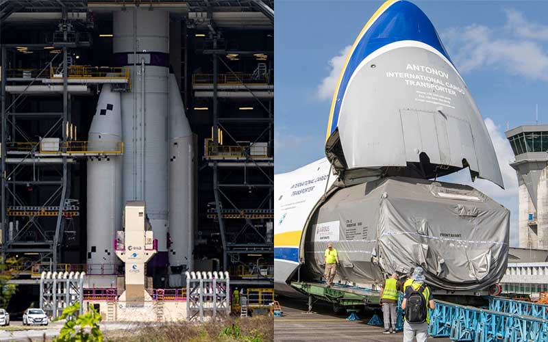 ArianeGroup has begun assembling the second Ariane 6 rocket on the launch pad at the Guiana Space Centre.