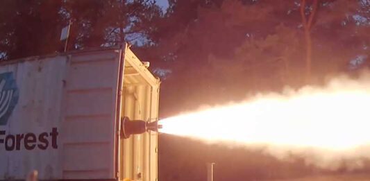 SpaceForest has successfully test-fired an upgraded SF-1000 hybrid rocket engine. The engine will be used to power the 11.5 metre PERUN suborbital rocket.