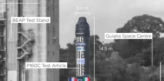 The first test firing of the P160C booster is scheduled for 24 April at the Guiana Space Centre. The new booster will replace the P120C on the Ariane 6 and Vega C rockets.