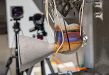 ArianeGroup Completes Hot-Fire Tests of 3D-Printed Thruster ArianeGroup has completed hot-fire tests of a 3D-printed 240N hydrogen peroxide thruster as part of the European Commission's SALTO project.