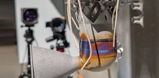ArianeGroup has completed hot-fire tests of a 3D-printed 240N hydrogen peroxide thruster as part of the European Commission's SALTO project.