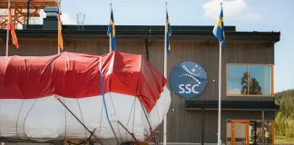 ESA's Themis reusable rocket demonstrator has completed its over 3,000 km journey to Sweden's Esrange Space Centre, where it will be prepared for an initial 20-metre hop test.