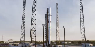 MaiaSpace will launch an initial flight of its two-stage Maia rocket in 2026 with a reduced propellant load on a suborbital trajectory, targeting a minimum altitude of 100 kilometres.