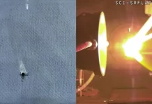 The testing involved a body flap being subjected to a high-velocity impact and then severe thermal and structural resistance.