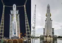 ESA is considering shifting the launch of its two Harmony satellites from Vega C to a two-booster Ariane 6 rocket.