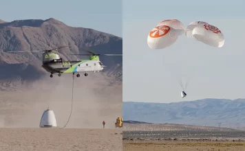 The Exploration Company Completes Nyx Drop Test The Exploration Company has completed an initial drop test to validate the recovery system of its Nyx spacecraft ahead of a planned 2028 demonstration mission.