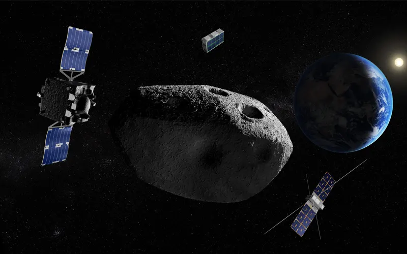ESA has awarded EMXYS a contract to build the Don Quijote lander, which will take measurements from the surface of an asteroid during its close encounter with Earth.