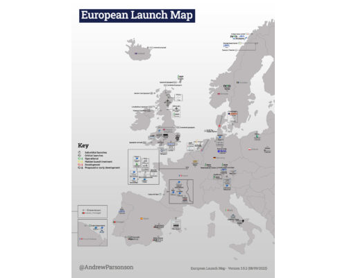 European Spaceflight's European Launch Map.